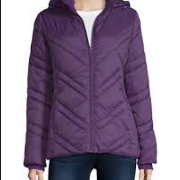 Xersion Jackets & Blazers - Like-New Purple Puffer Coat